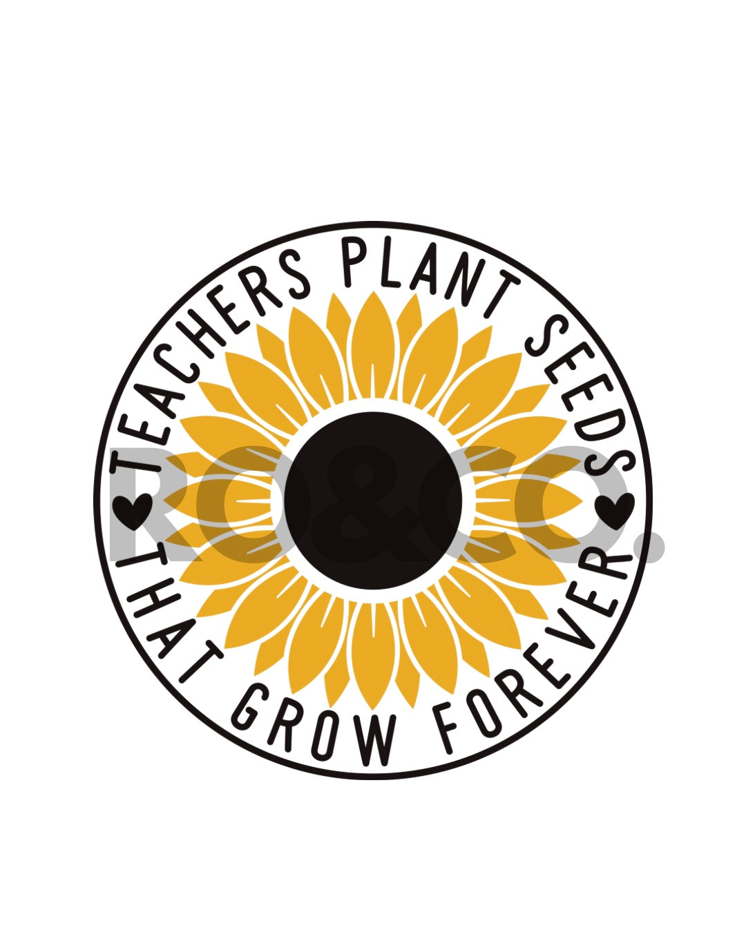 UVDTF - TEACHERS PLANT SEEDS DECAL
