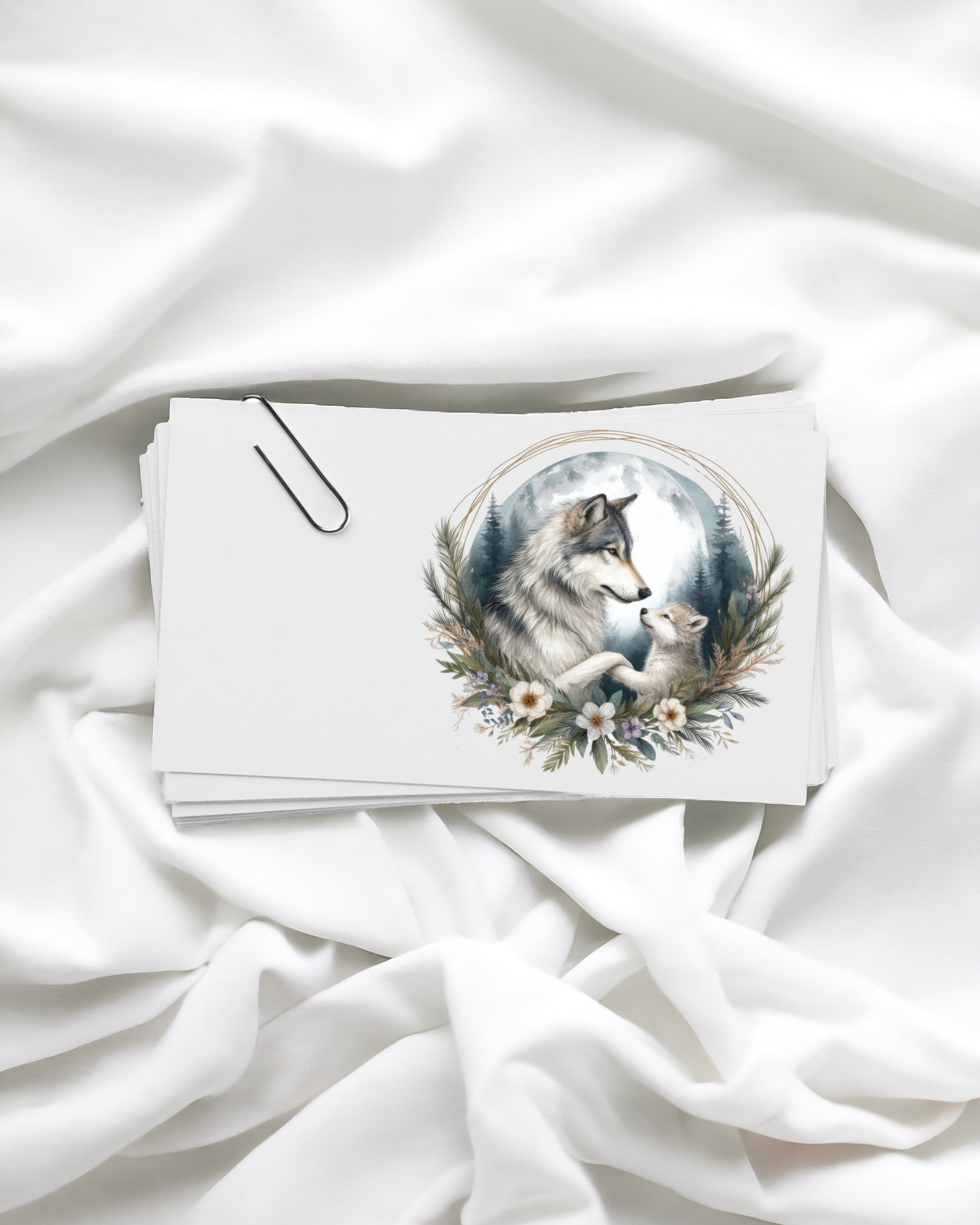 UVDTF - WOLF WREATH DECAL