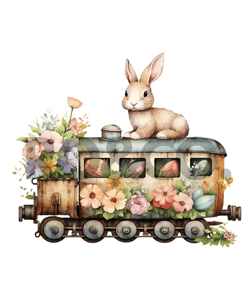 UVDTF - EASTER TRAIN DECAL