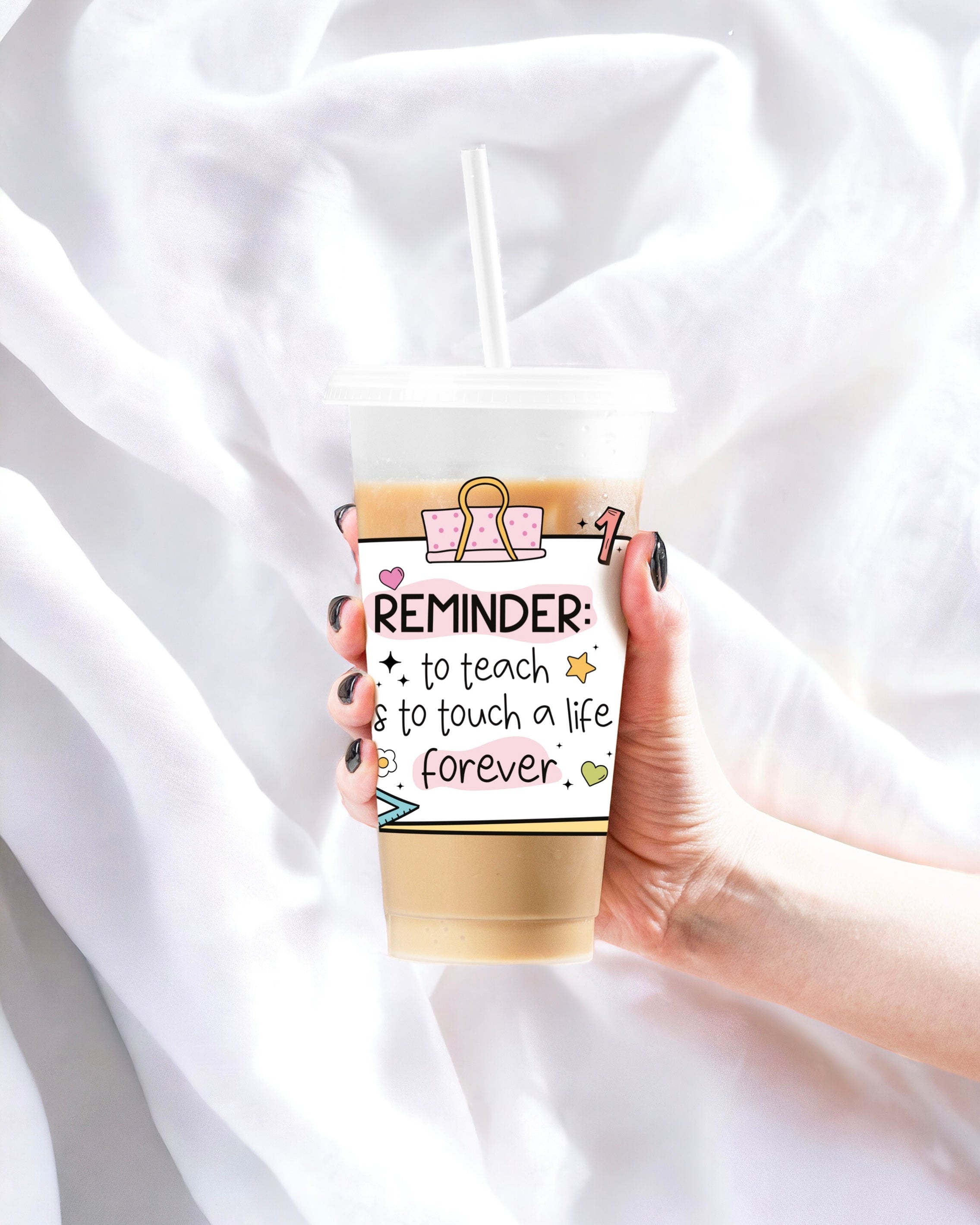 UVDTF - TEACHER REMINDER 1 WHITE DECAL