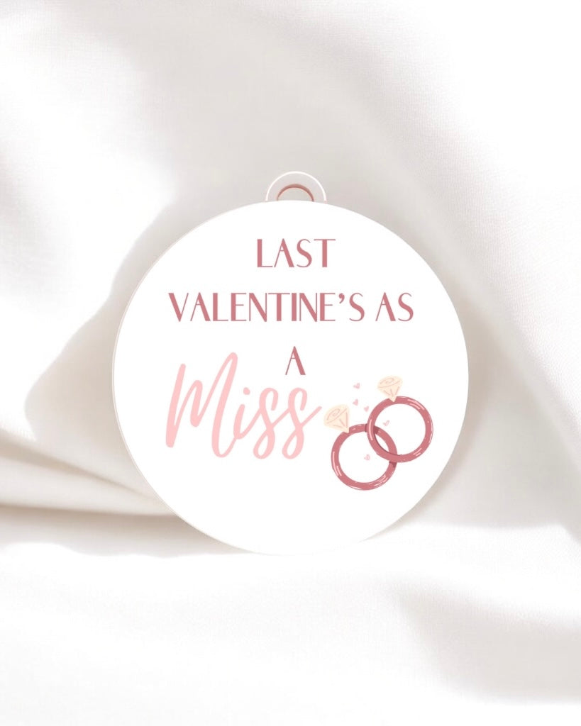 UVDTF - LAST VALENTINES AS A MISS DECAL