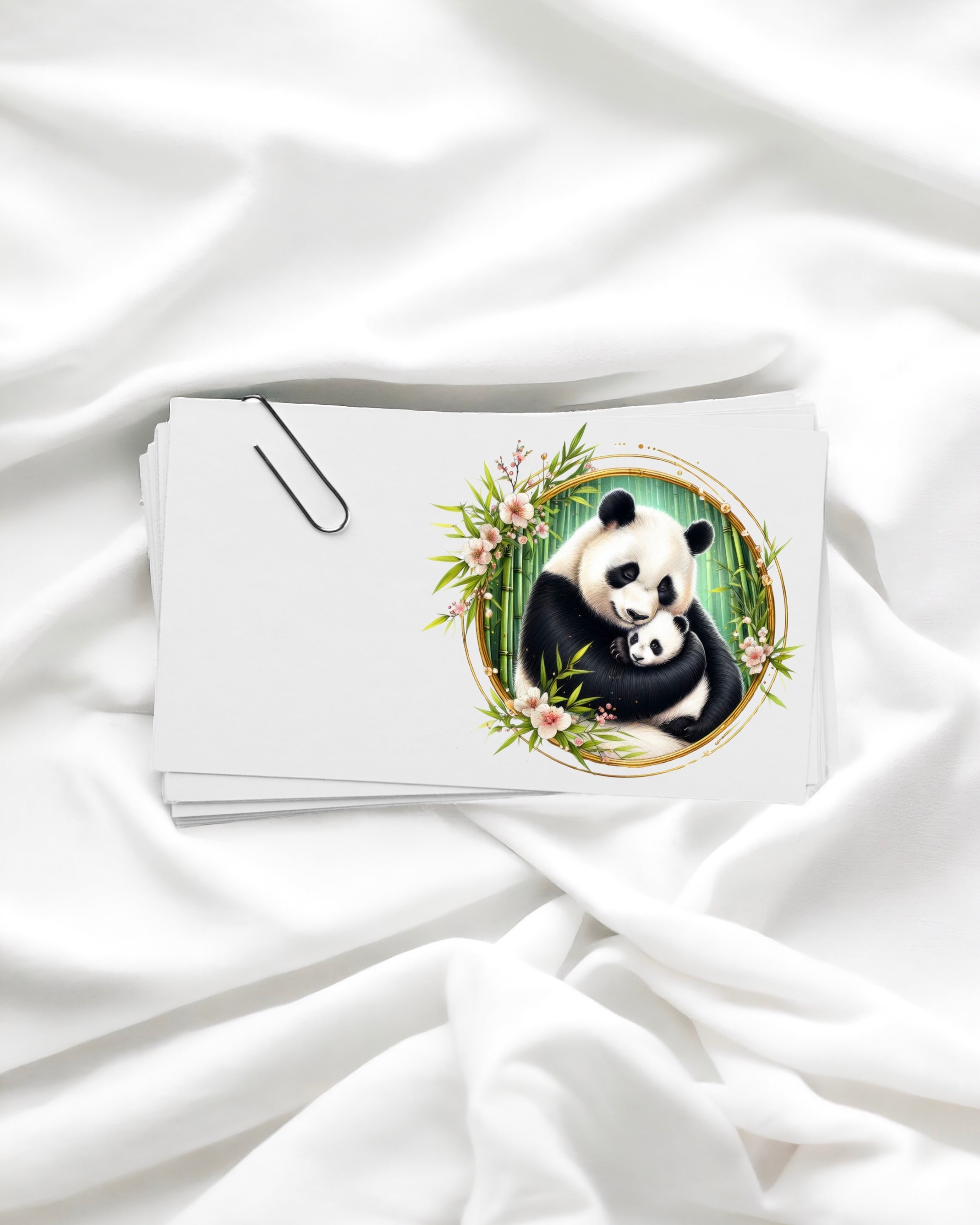 UVDTF - PANDA WREATH DECAL