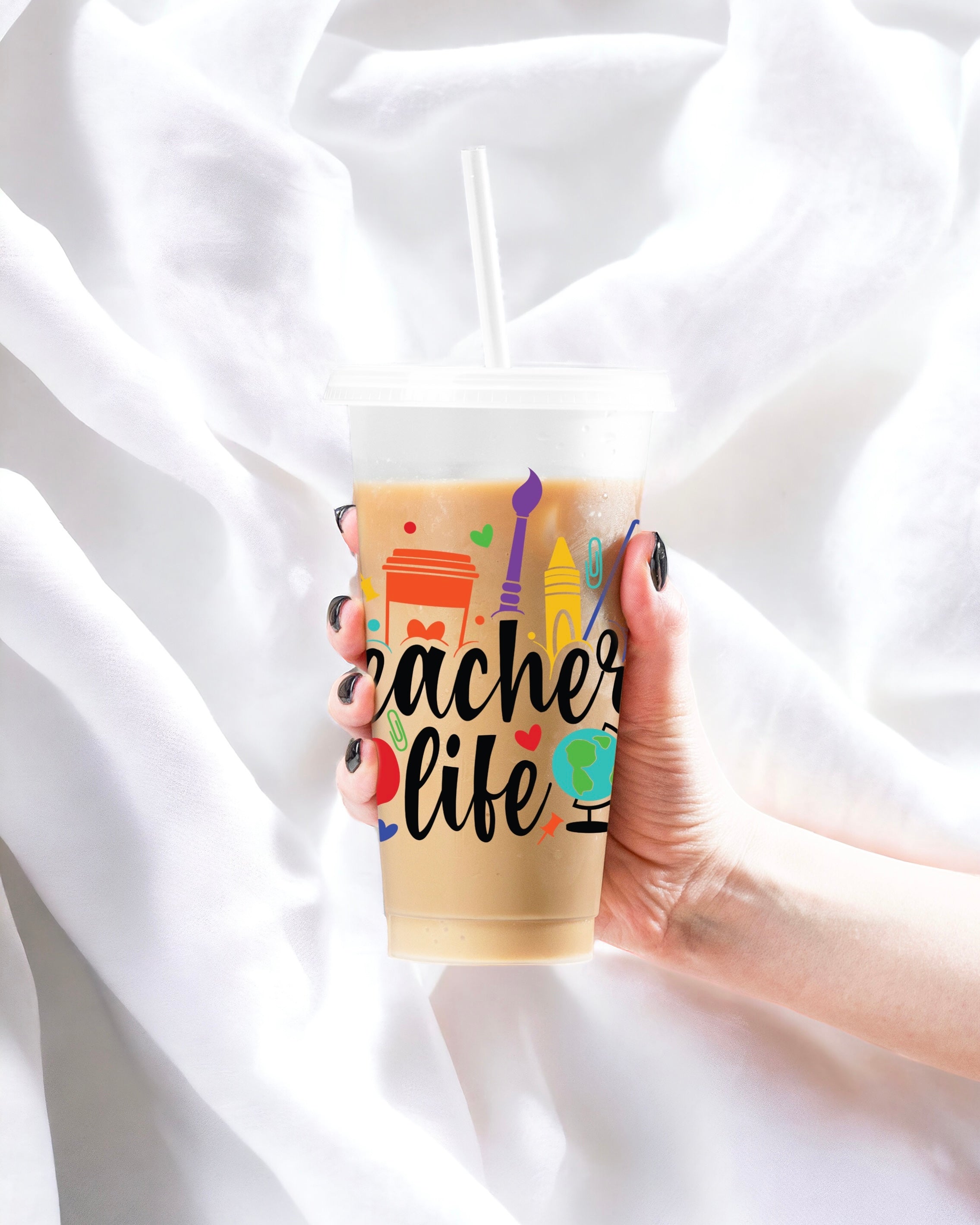 UVDTF - TEACHER LIFE DECAL