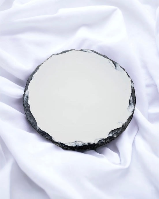 CIRCLE PHOTO SLATE COASTER - PACK OF 4