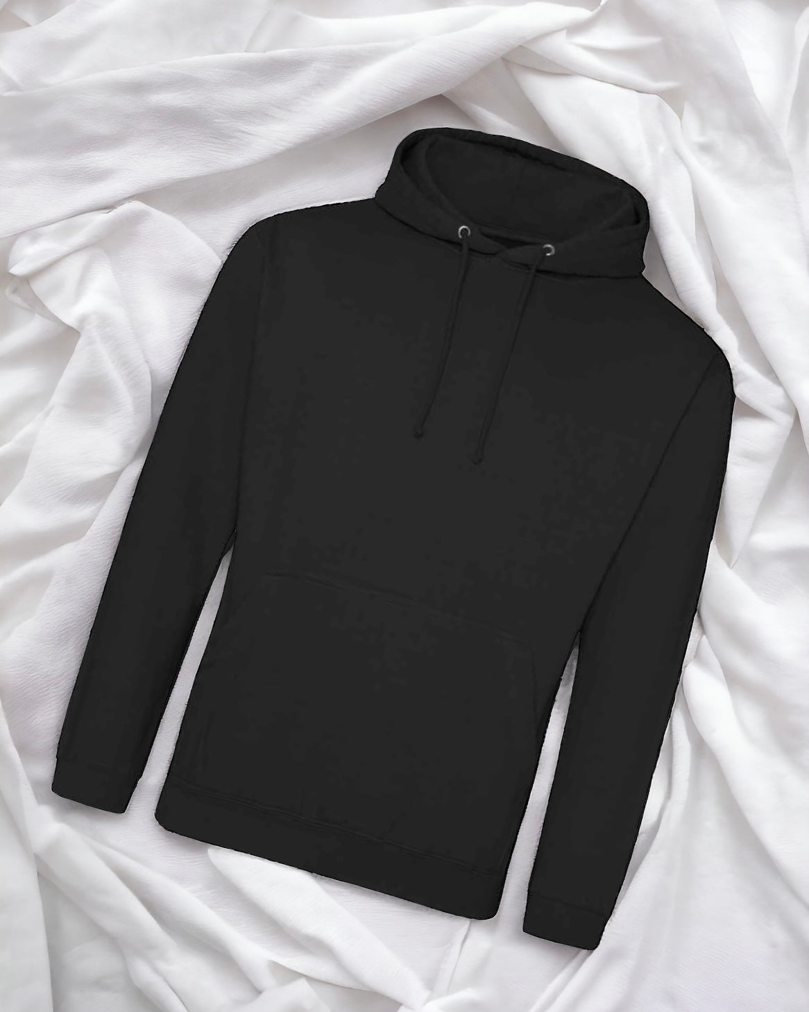 ADULTS UNISEX HOODIE - DEEP BLACK