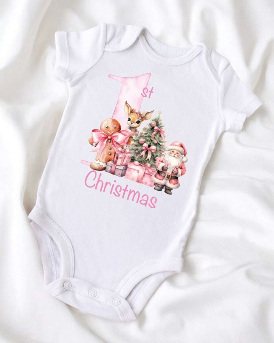 DTF - PINK 1ST CHRISTMAS