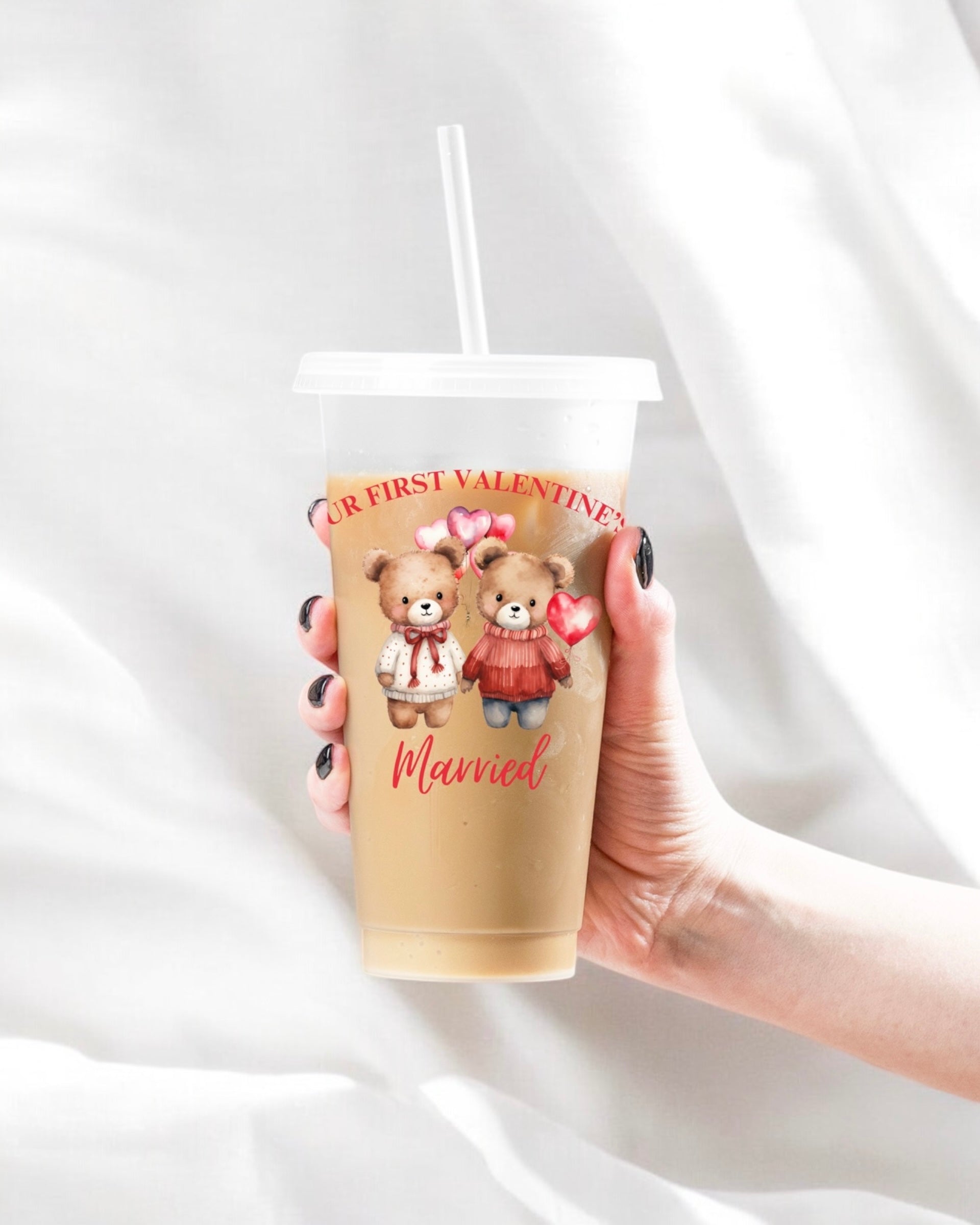 UVDTF - FIRST VALENTINES MARRIED DECAL