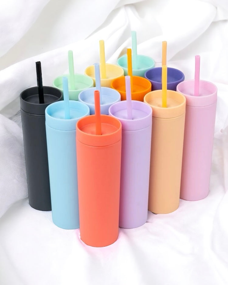 DISCONTINUED COLOURS - 16OZ SKINNY TUMBLER