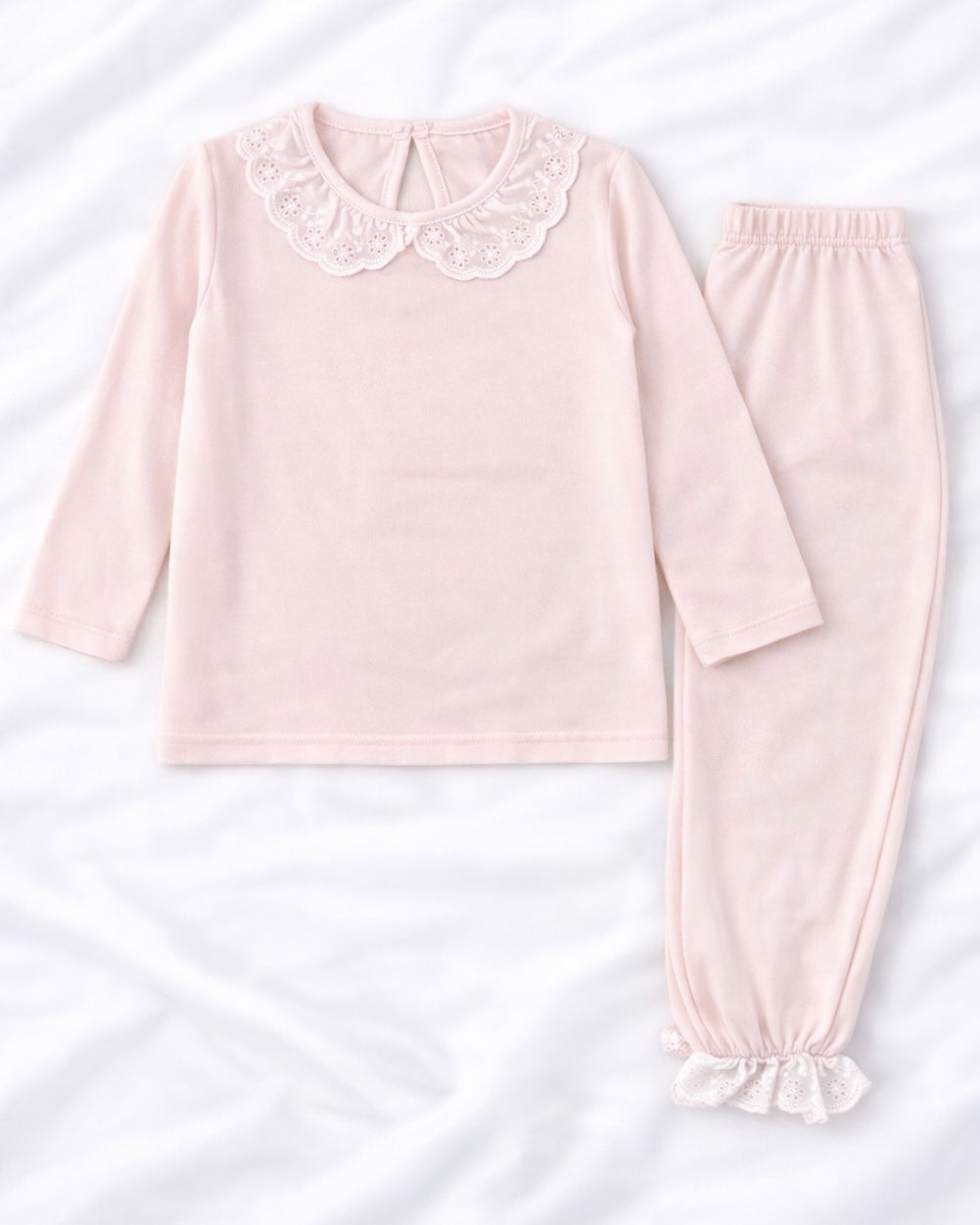 FRILLED PINK PYJAMAS