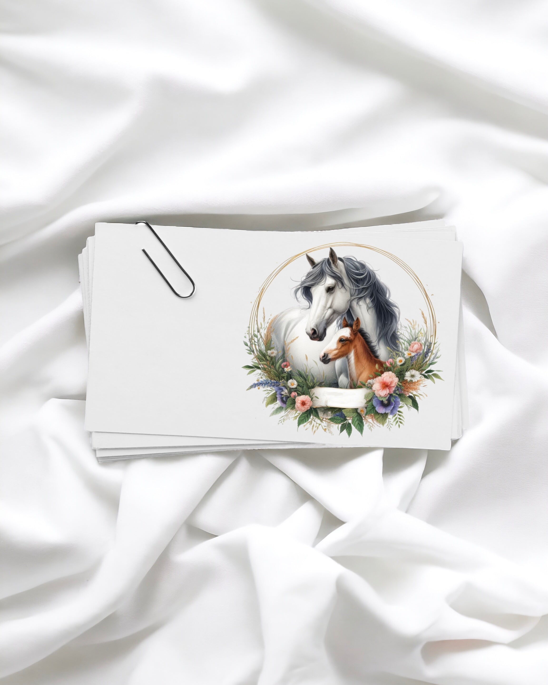 UVDTF - HORSE WREATH DECAL