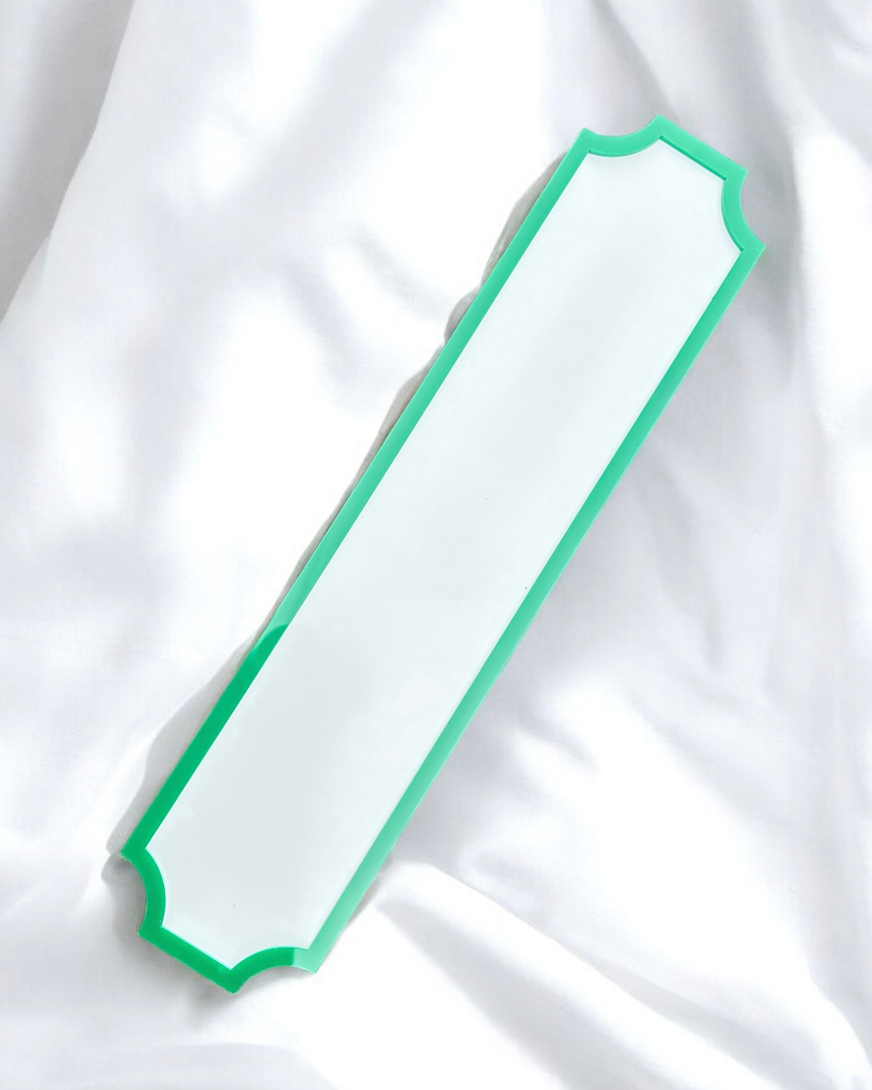 350MM GREEN & WHITE ACRYLIC HOUSE SIGN PLAQUE