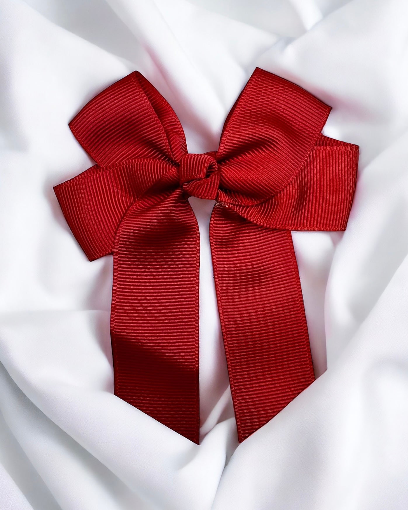 MAROON 4” HAIR BOW