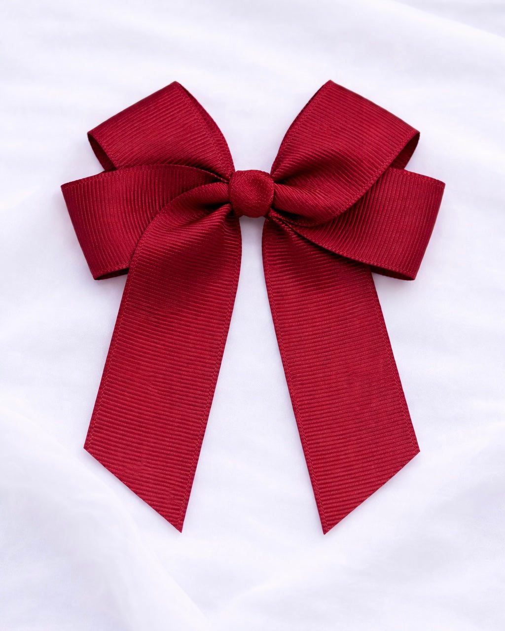 MAROON 4” HAIR BOW