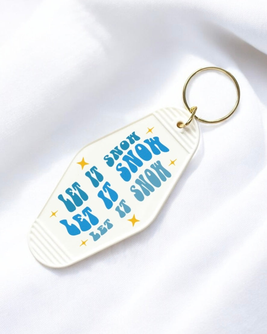 UVDTF - MOTEL DECAL - LET IT SNOW