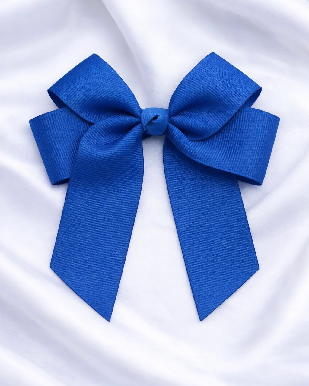 ROYAL BLUE 4” HAIR BOW