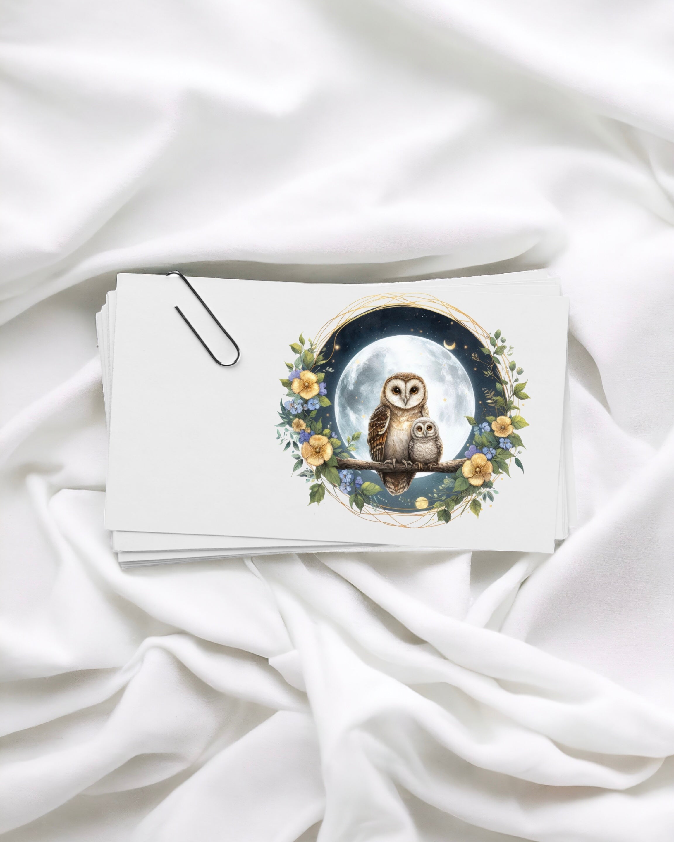 UVDTF - OWL WREATH DECAL