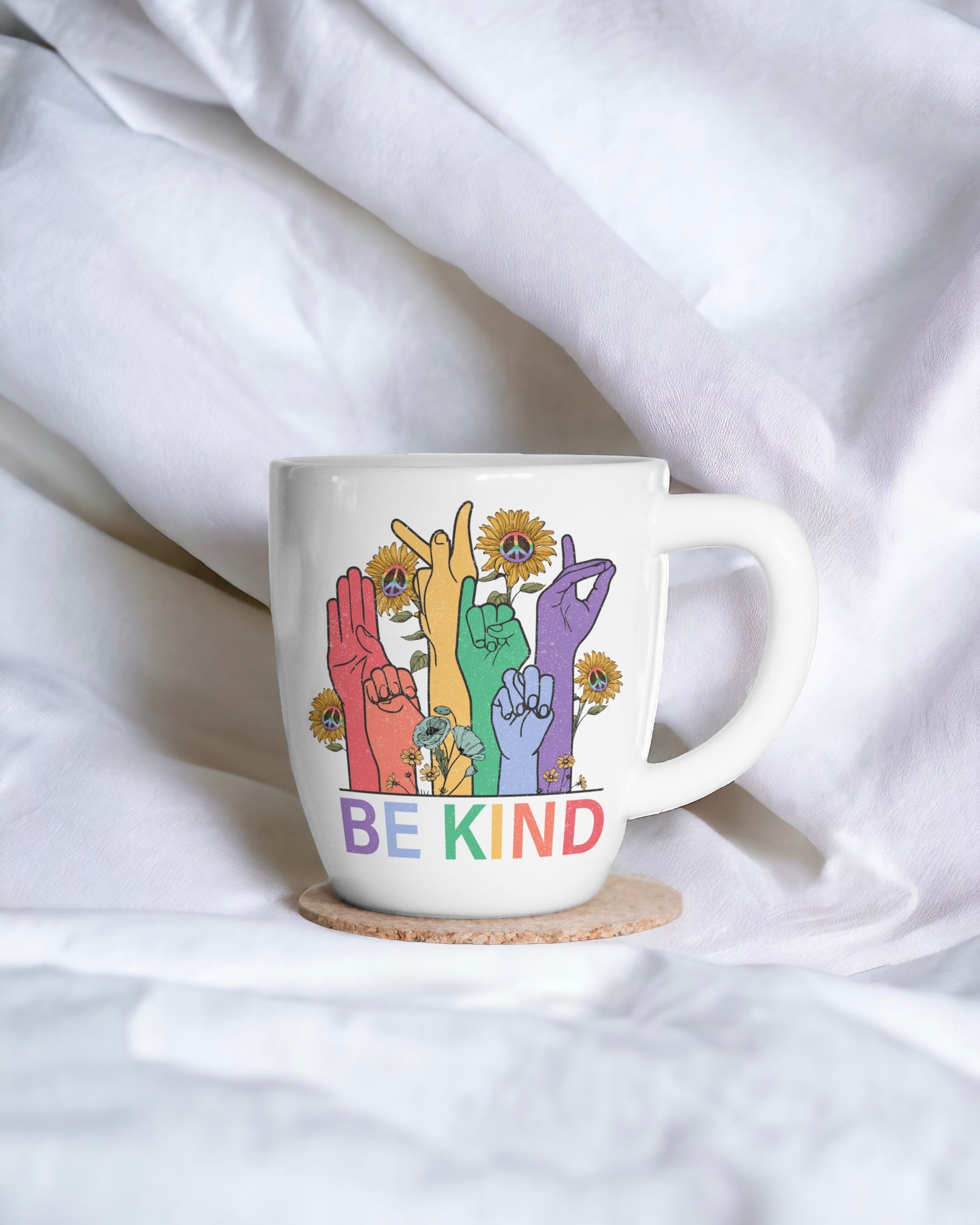 UVDTF - BE KIND FLOWER HANDS DECAL