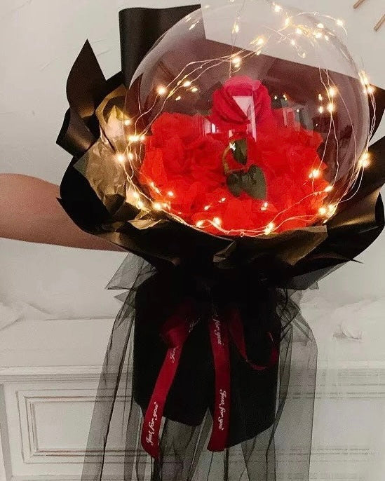 CLEARANCE - LED BOBO ROSE BALLOONS