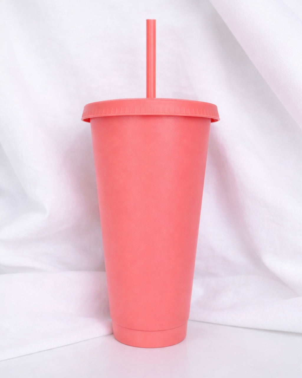 24OZ CORAL SOLID COLOUR CUP