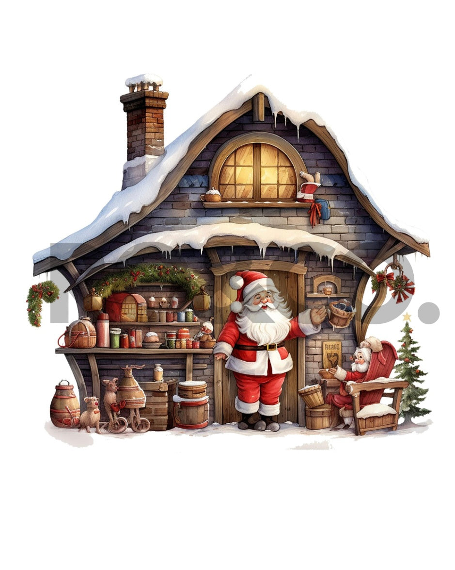 UVDTF - SANTAS WORKSHOP DECAL