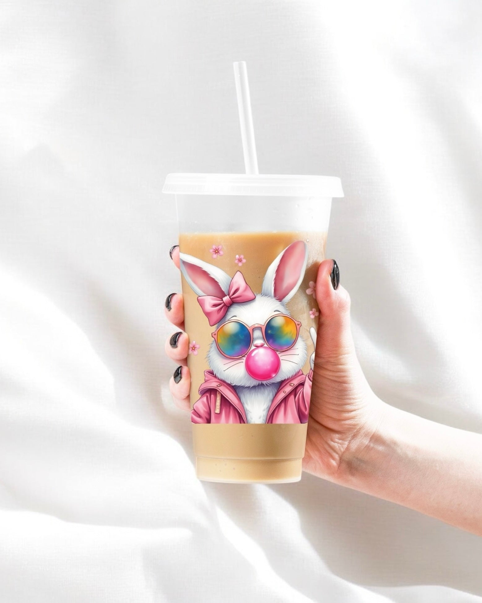 UVDTF - RETRO PEACE BUNNY DECAL