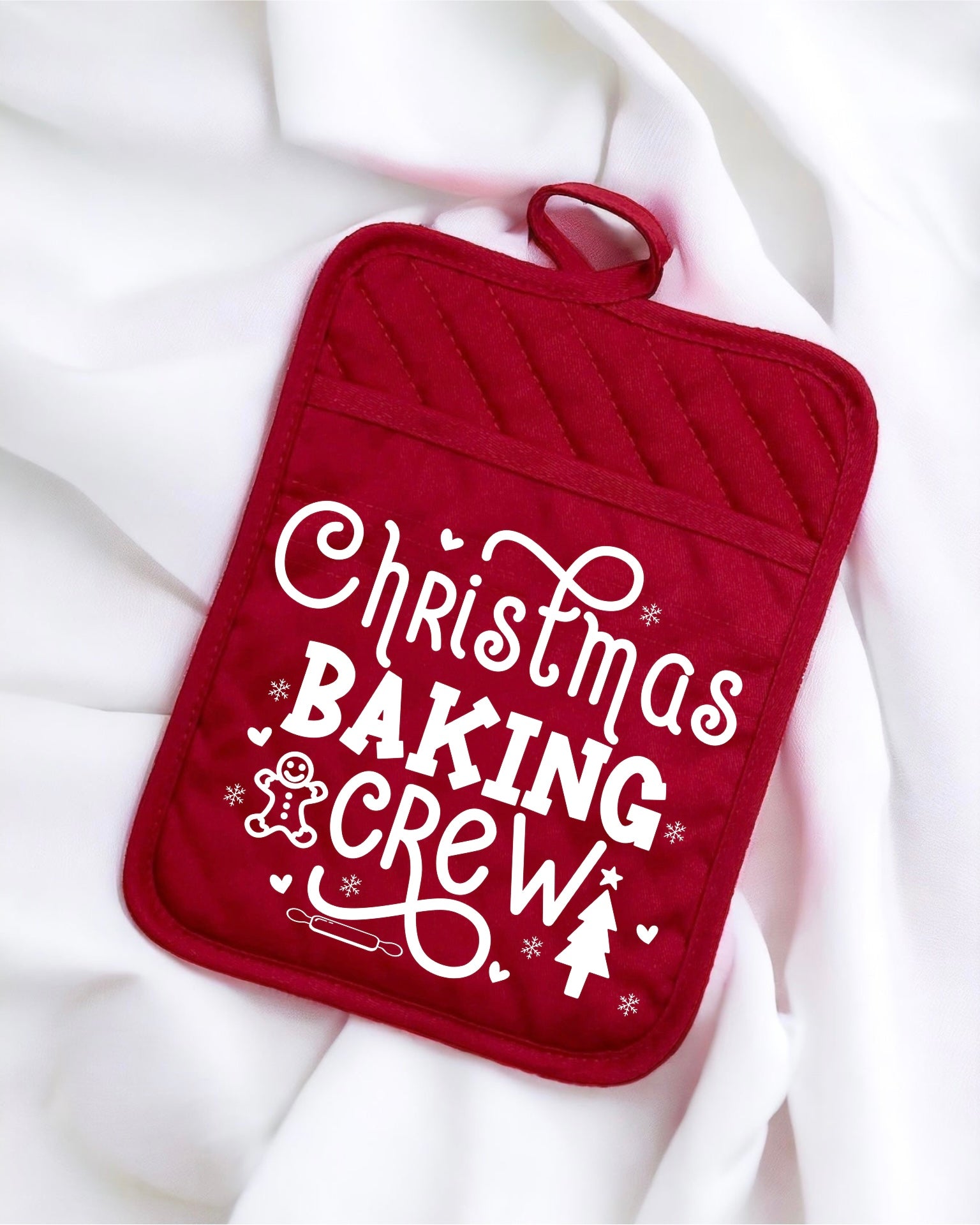 DTF - POT HOLDER CHRISTMAS BAKING CREW