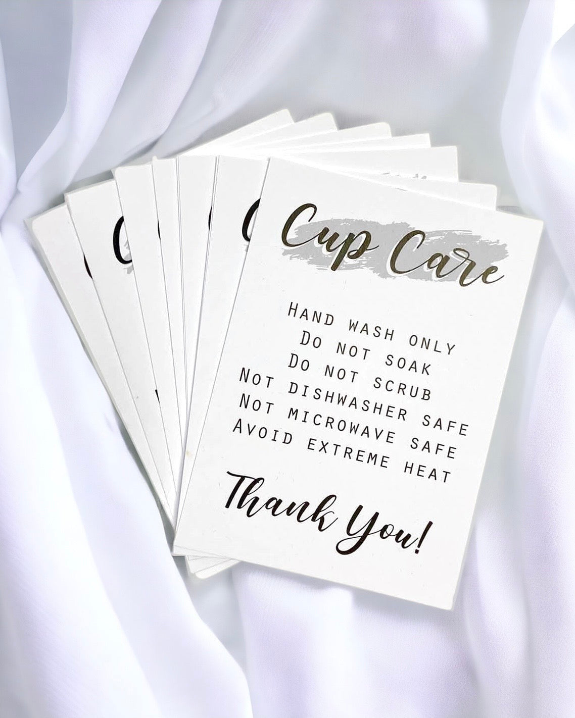 PAPER CUP CARE CARDS - PACK OF 10