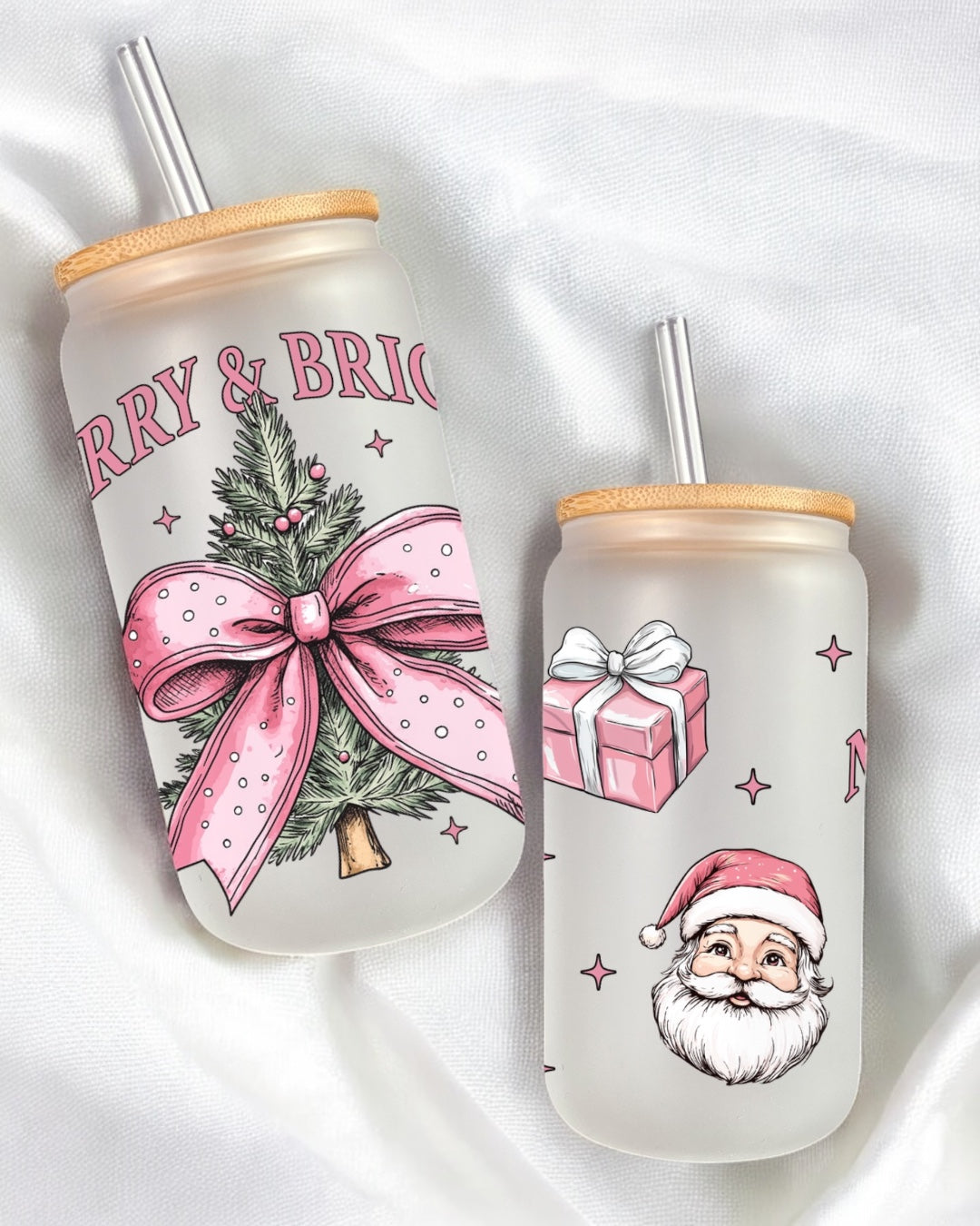 UVDTF - MERRY & BRIGHT PINK WRAP