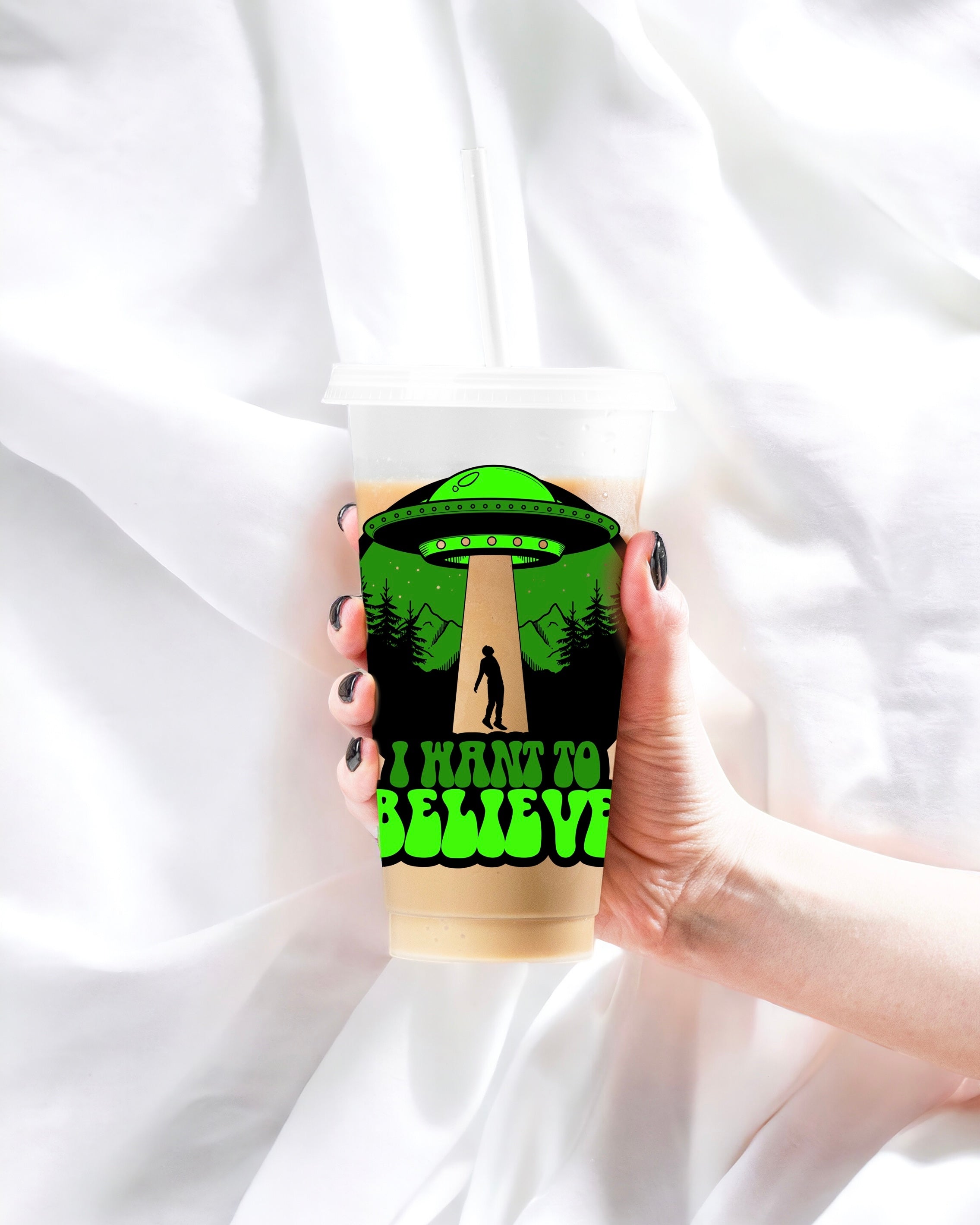 UVDTF - I WANT TO BELIEVE DECAL