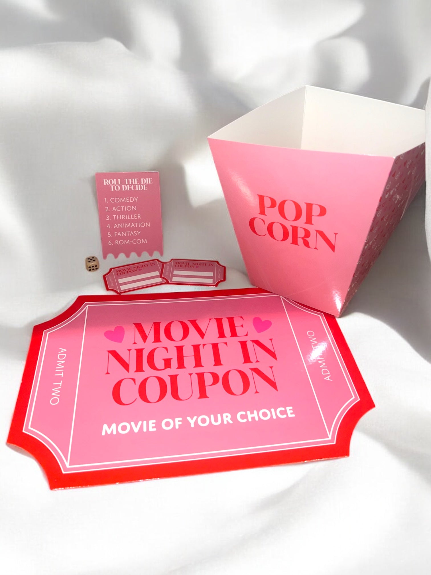 CLEARANCE - PINK MOVIE NIGHT IN KIT