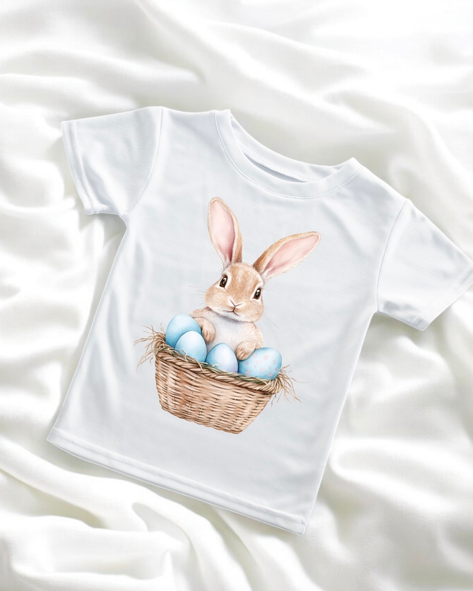 DTF - BLUE BUNNY IN BASKET