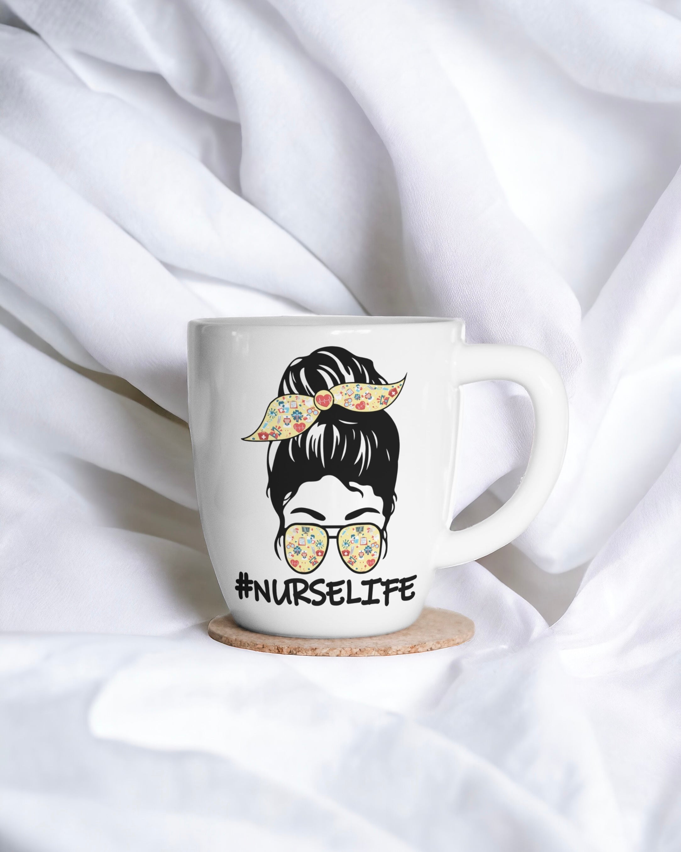 UVDTF - NURSE LIFE MESSY BUN DECAL