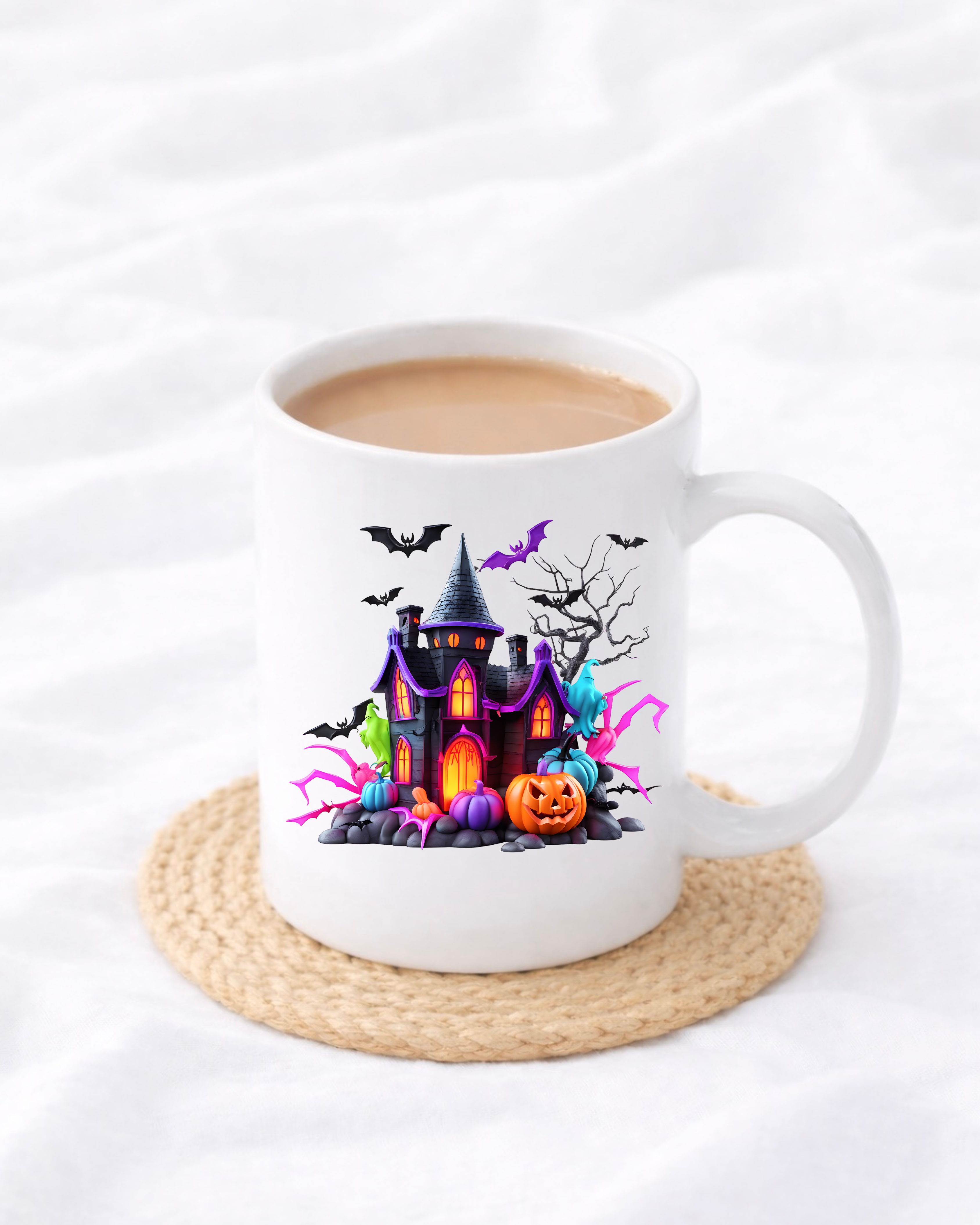 UVDTF - NEON HAUNTED HOUSE DECAL