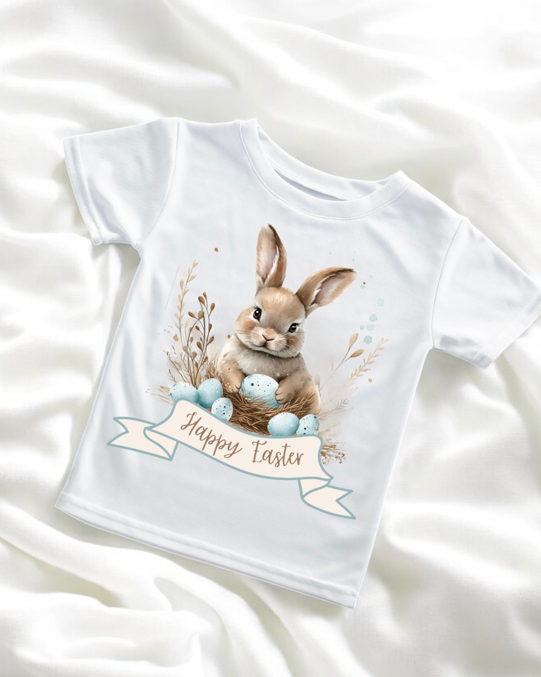 DTF - BLUE HAPPY EASTER BANNER