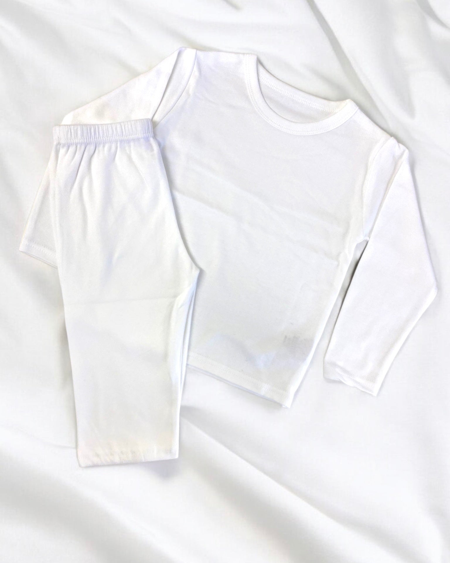 BABY WHITE PYJAMAS