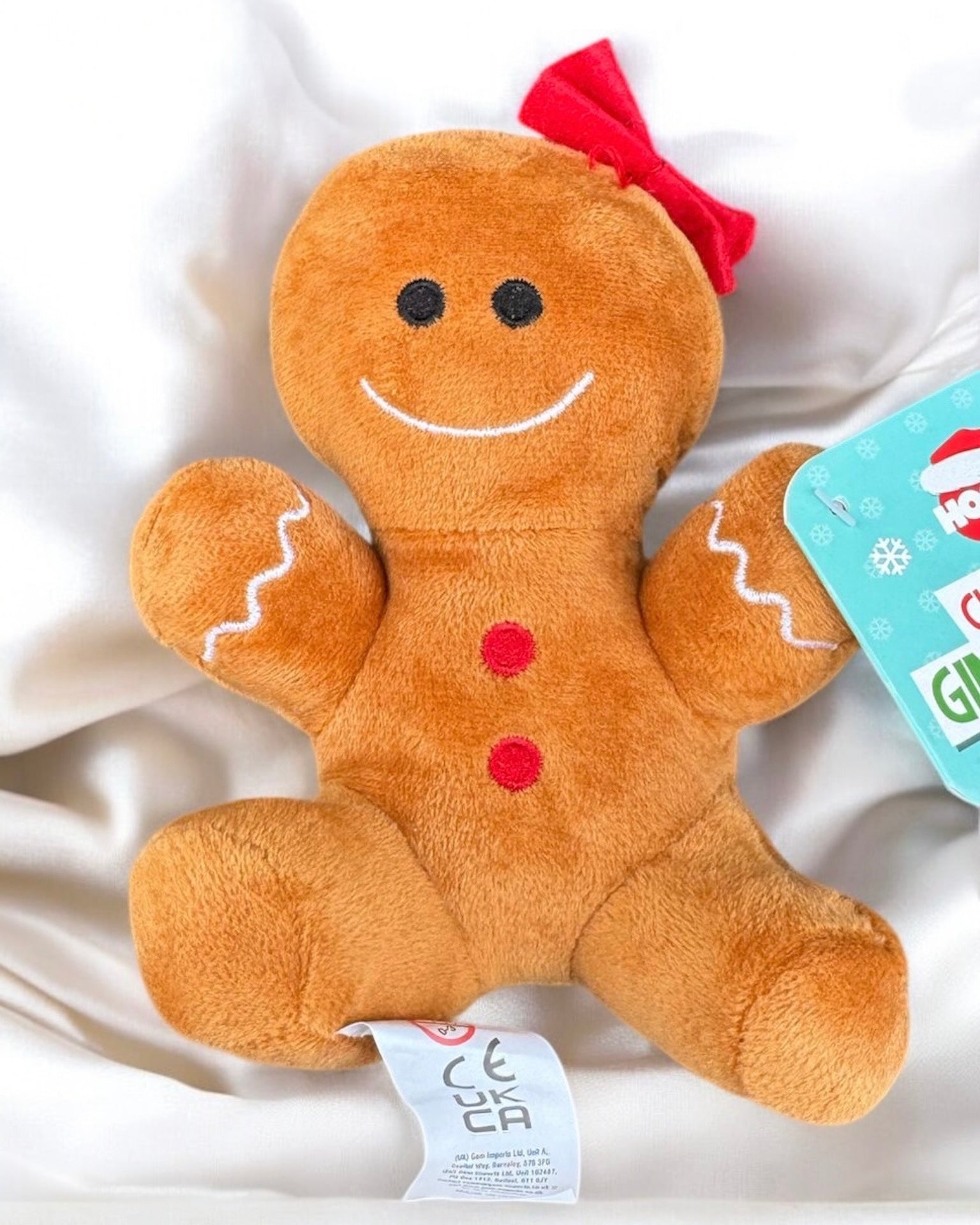 GINGERBREAD TEDDY 16CM