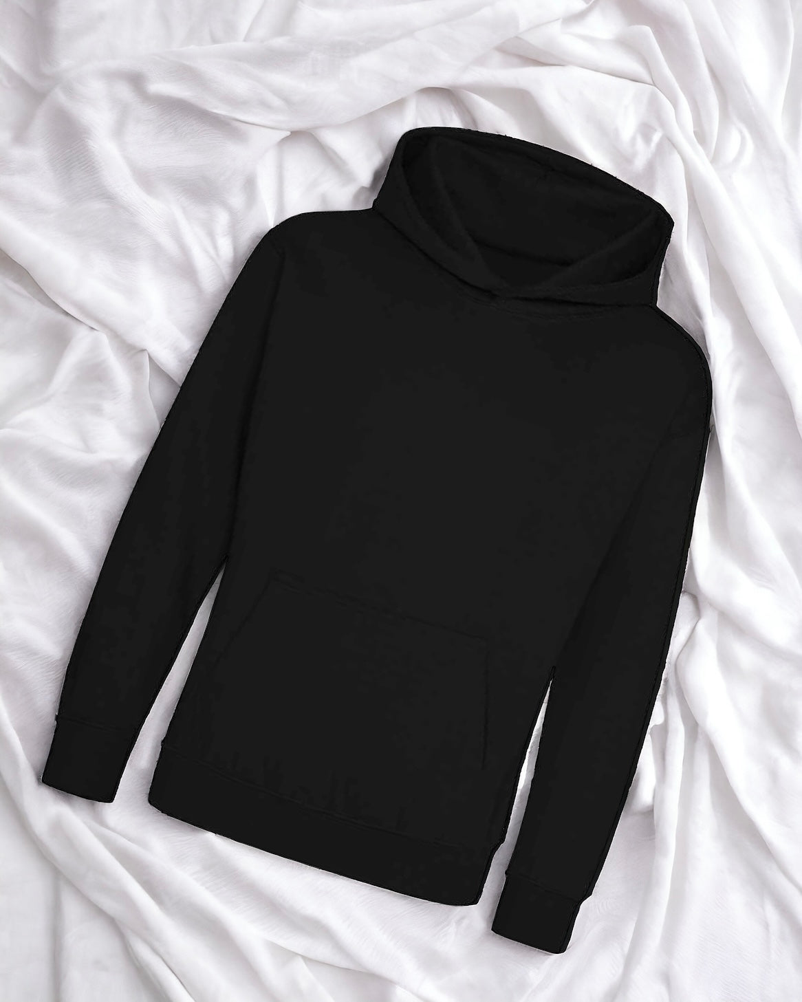 CHILDRENS UNISEX HOODIE - DEEP BLACK