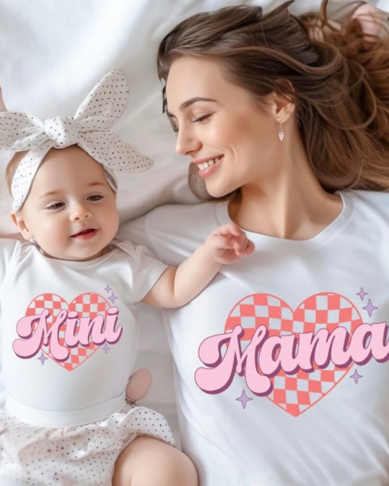 DTF - RETRO HEART MAMA/MINI