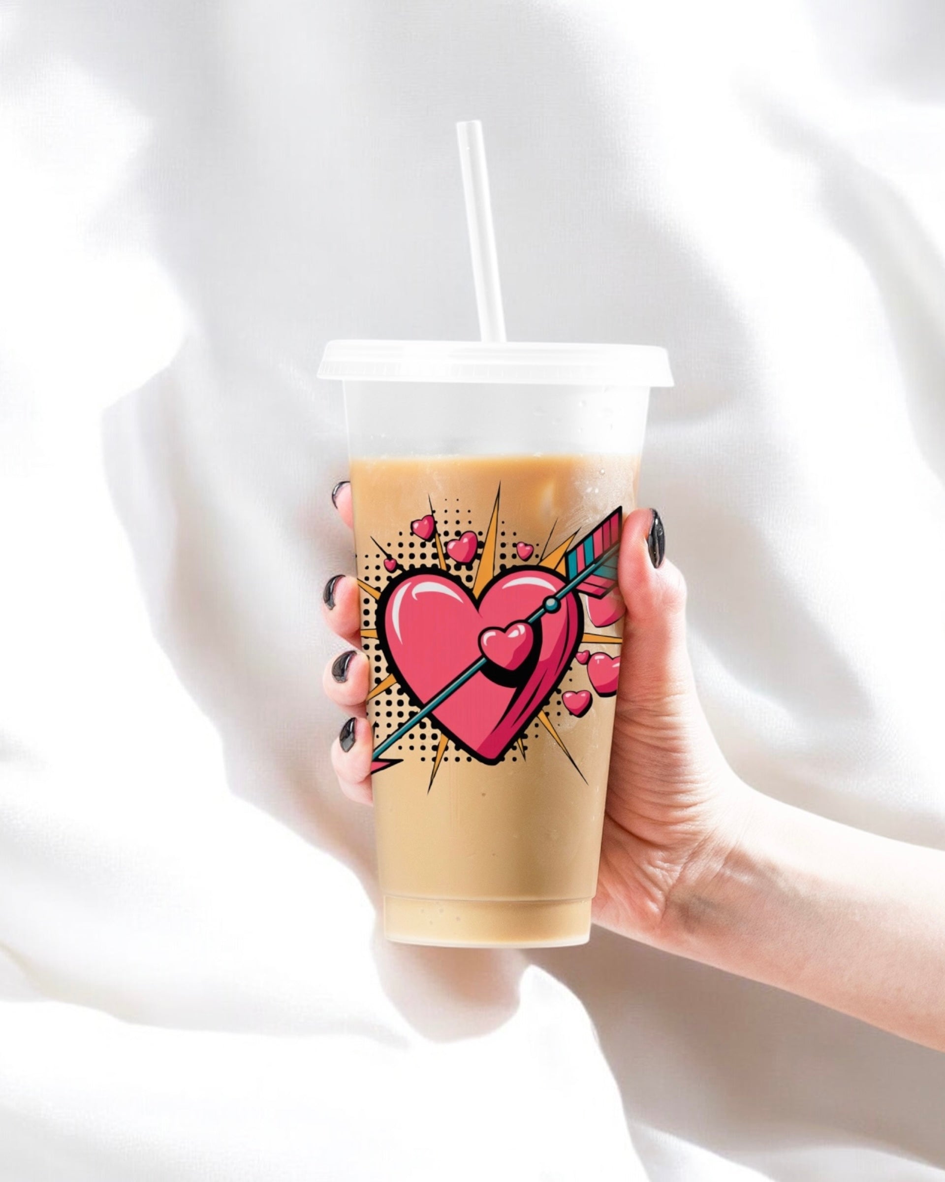 UVDTF - POP ART HEART DECAL