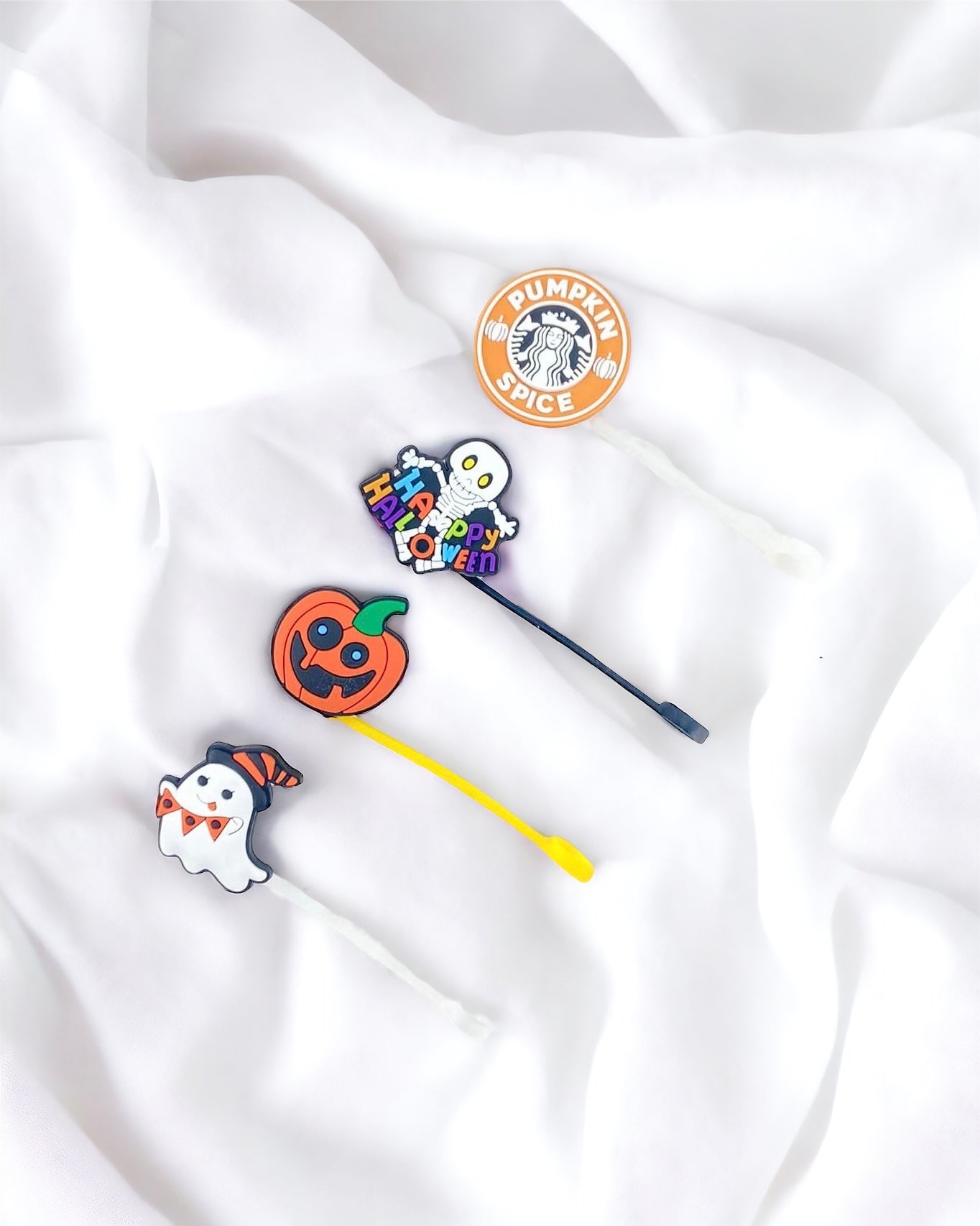 HALLOWEEN STRAW TOPPERS