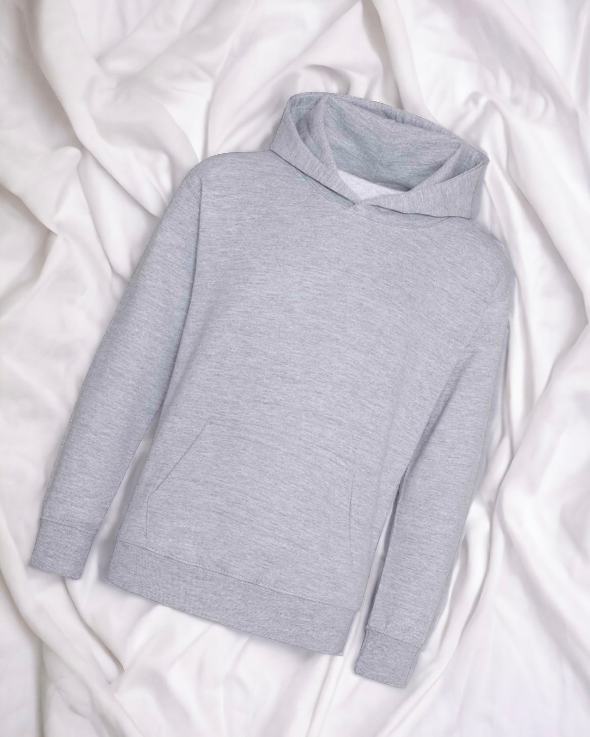 CHILDRENS UNISEX HOODIE - HEATHER GREY