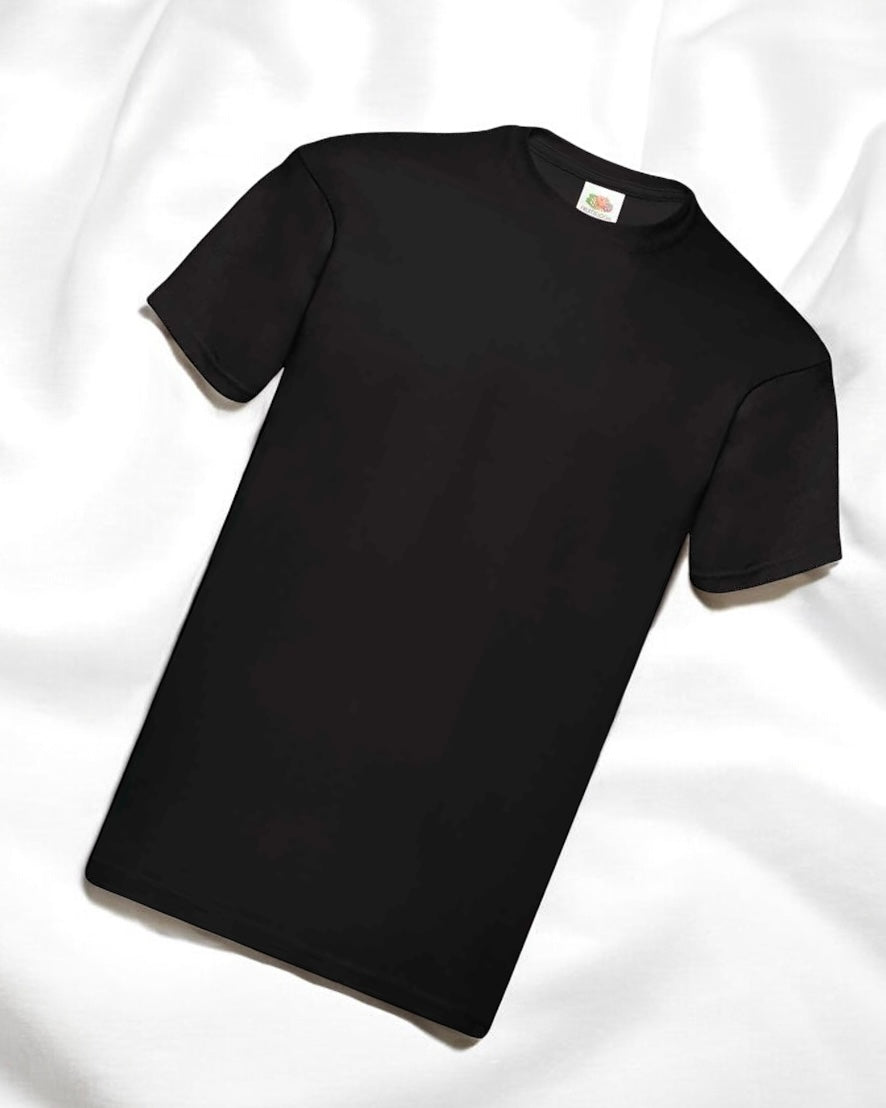 BLACK ADULTS T-SHIRT