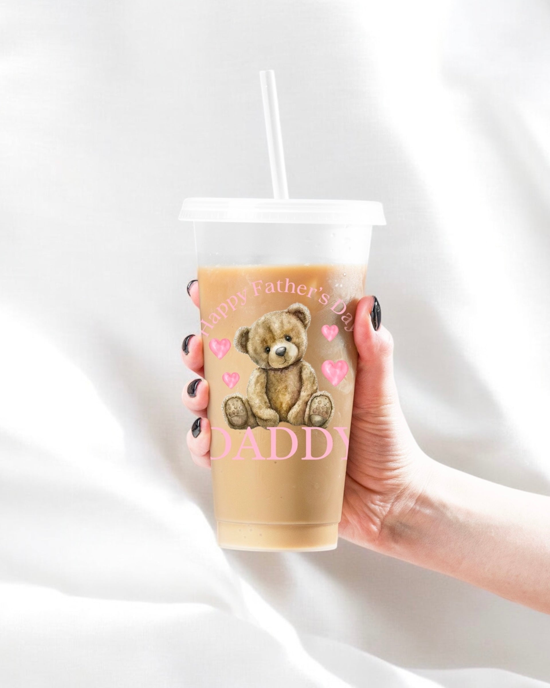 UVDTF - PINK HAPPY FATHERS DAY DECAL