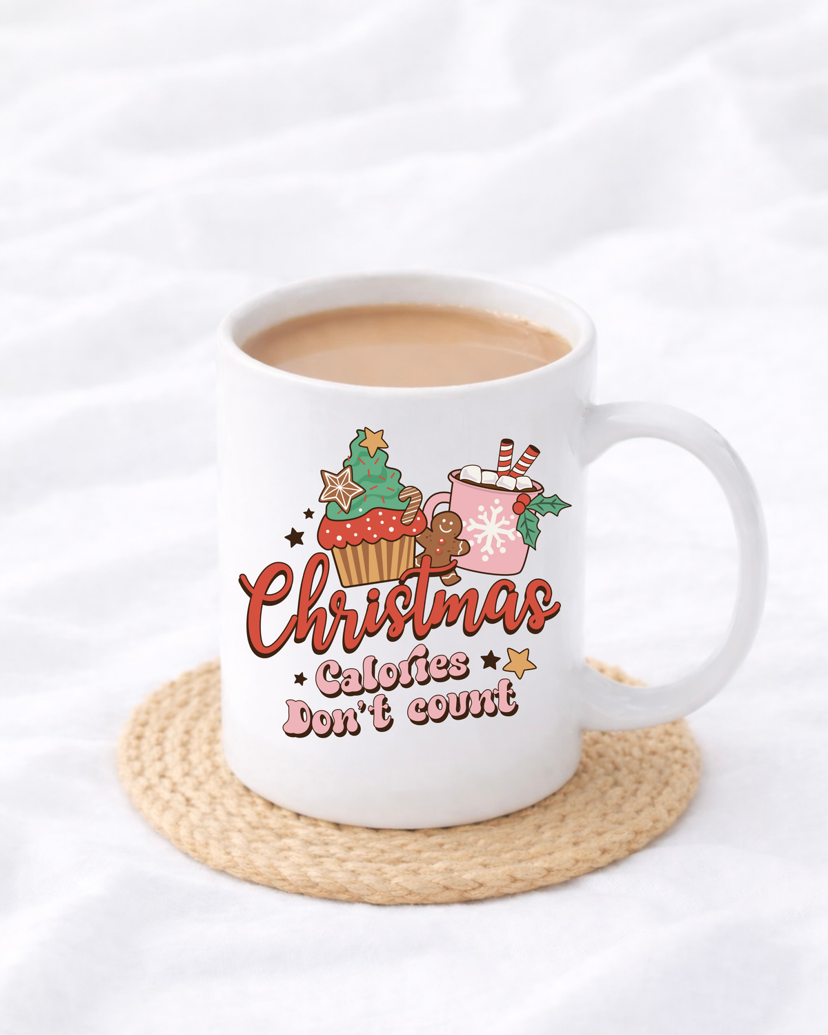 UVDTF - CHRISTMAS CALORIES DON’T COUNT DECAL