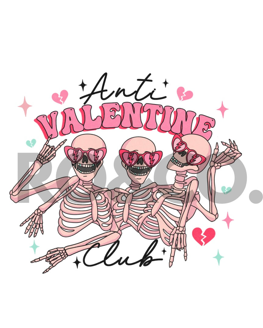 UVDTF - ANTI VALENTINES CLUB DECAL