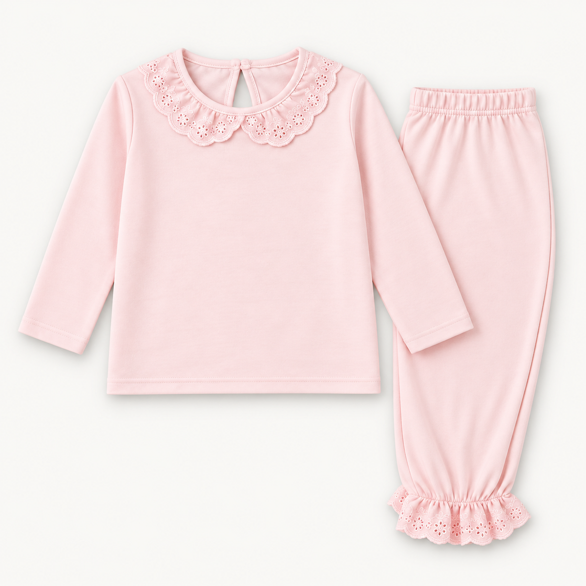 FRILLED PINK PYJAMAS