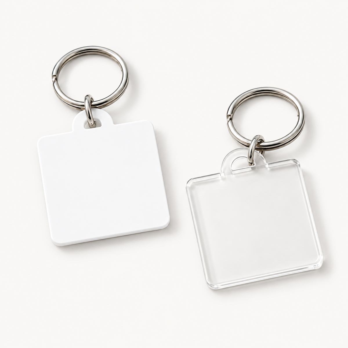 ACRYLIC POLAROID SHAPE KEYRING