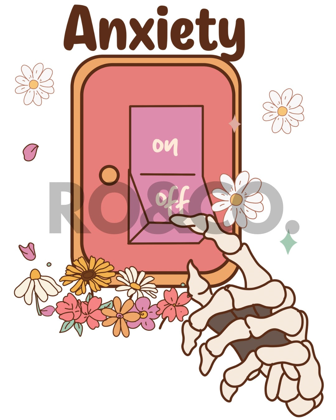 UVDTF - ANXIETY MODE OFF DECAL