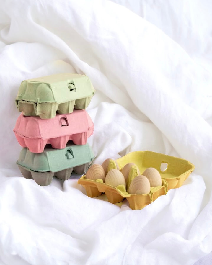COLOURED EGG BOXES
