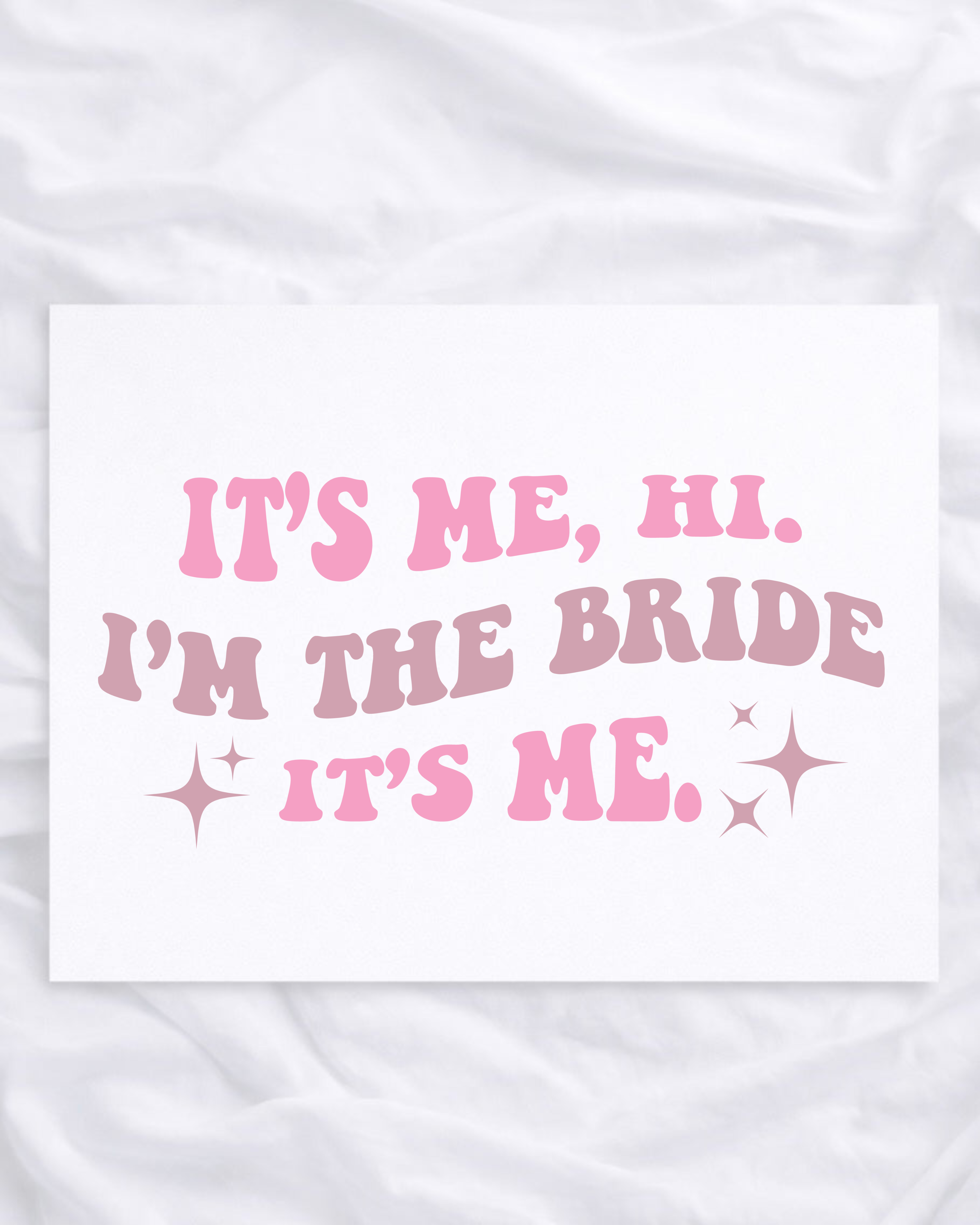 UVDTF - ITS ME, BRIDE DECAL